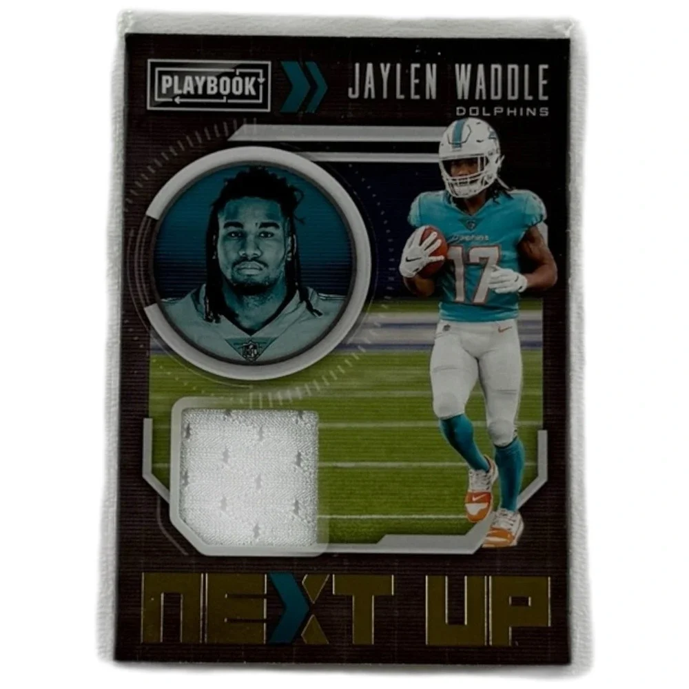 2021 Playbook Jaylen Waddle Next Up Rookie Patch RC #NXT-JWA‎ Dolphins